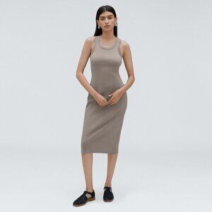 Everlane 90s Rib Dress - Clay, S
